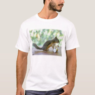 Squirrel Playing Drums T-Shirt