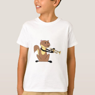 Squirrel Playing the Trumpet T-Shirt