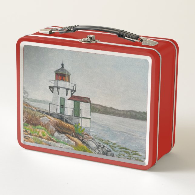Squirrel Point Light Metal Lunch Box (Front)