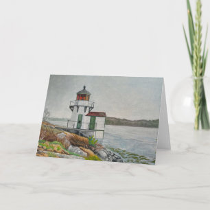 Squirrel Point Light Thank You Card