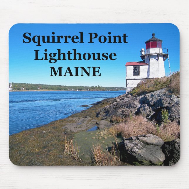 Squirrel Point Lighthouse, Maine Mousepad (Front)