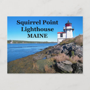 Squirrel Point Lighthouse, Maine Postcard
