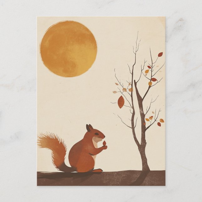Squirrel Postcard (Front)