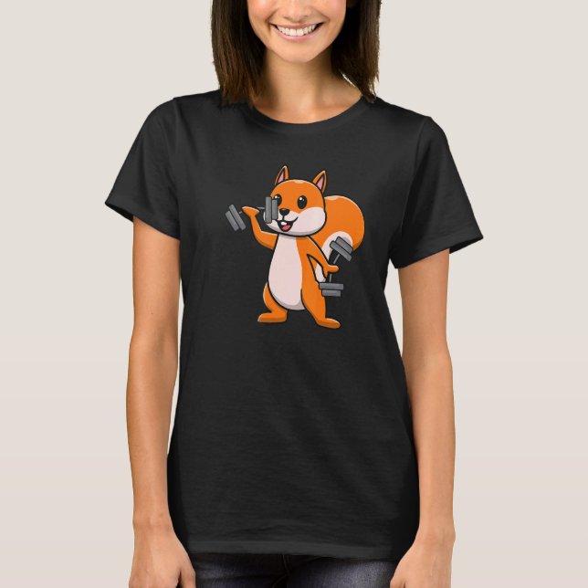Squirrel Power  Cute Squirrels Animal  Graphic T-Shirt (Front)