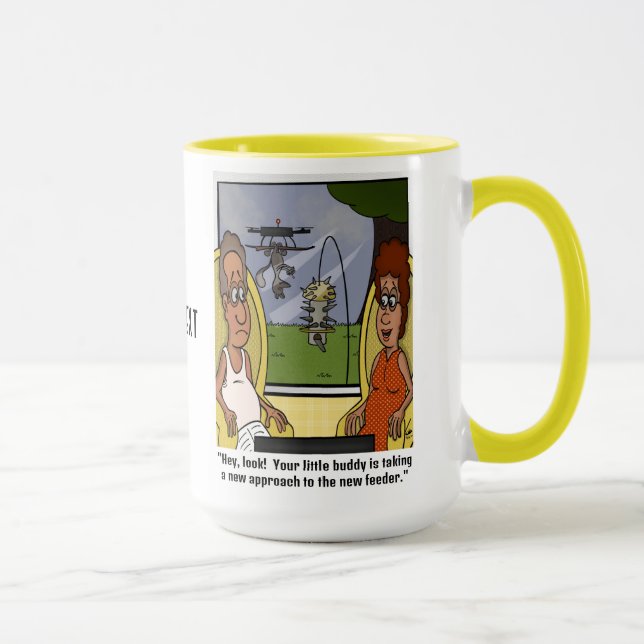 Squirrel Proof 15 oz Combo Mug (Right)