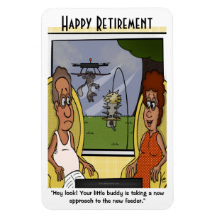Squirrel Proof Retirement Large Magnet