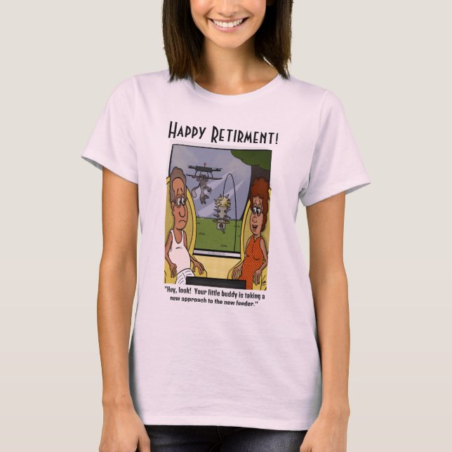 Squirrel Proof Women's Pale Pink T-Shirt (Front)