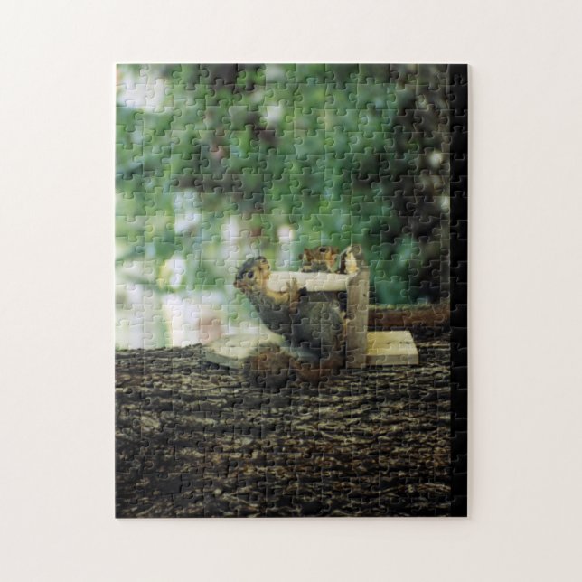 Squirrel Puzzle: Twin Squirrels Jigsaw Puzzle (Vertical)