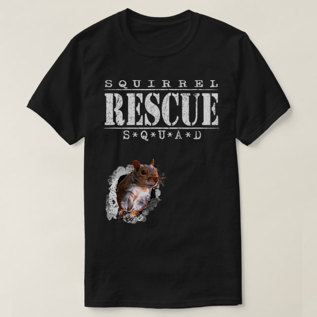 Squirrel Rescue  2  T-Shirt (Design Front)