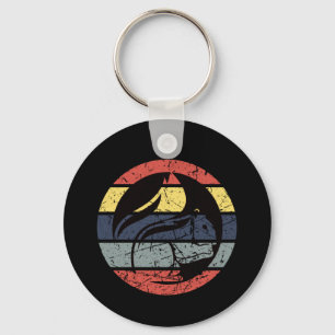 Squirrel Retro  Key Ring