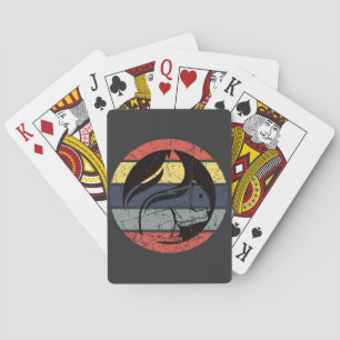Squirrel Retro Playing Cards