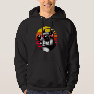 Squirrel Retro Vintage Sunset Animal Sunglasses 70 Hoodie