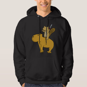 Squirrel Riding Capybara Hoodie