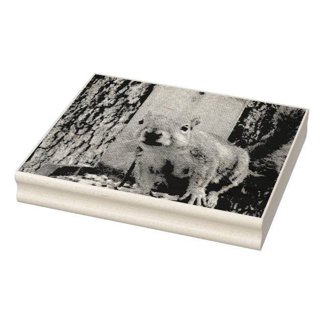 Squirrel Rubber Stamp (Stamp)