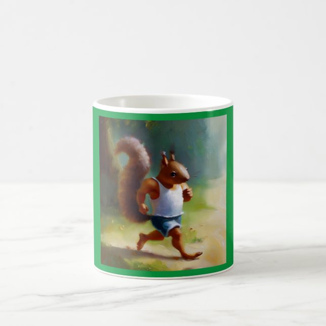 Squirrel Running Coffee Mug (Center)