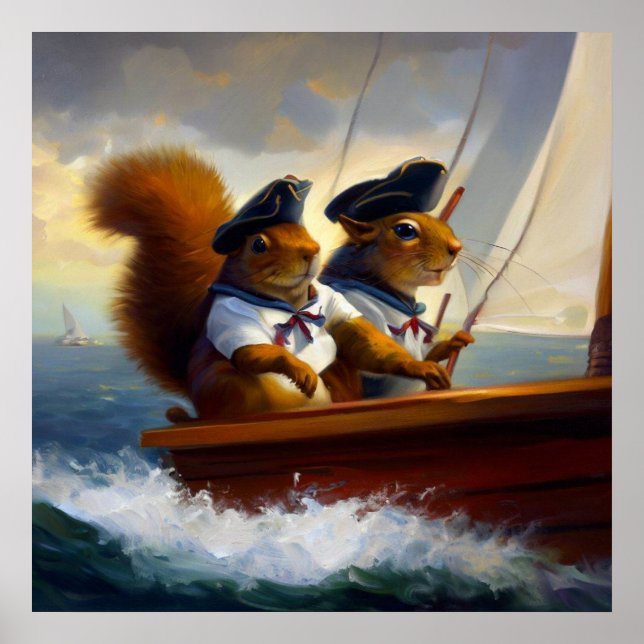 Squirrel Sailors Poster (Front)