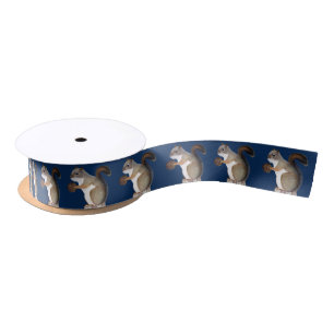 Squirrel Satin Ribbon