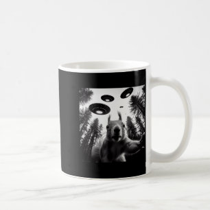 Squirrel Selfie With Alien Ufo Funny For Men Women Coffee Mug