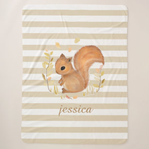 Squirrel Sherpa Blanket