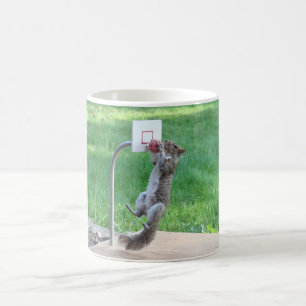 Squirrel Slam Dunk Coffee Mug