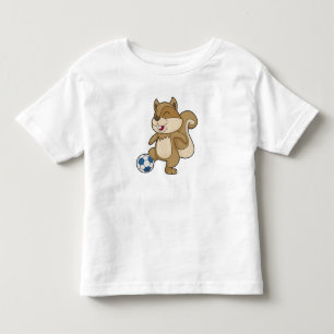 Squirrel Soccer player Soccer Toddler T-Shirt