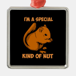 Squirrel - Special Kind Of Nut Metal Tree Decoration