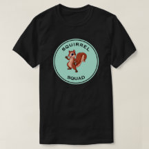 Squirrel Squad Cartoon Teal Disc