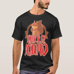 Squirrel Squad Funny Cute Pet Christmas T-Shirt