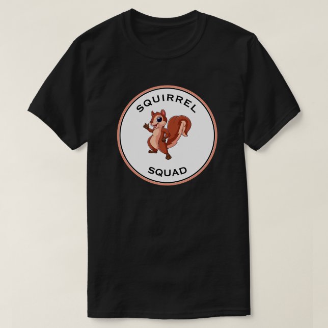Squirrel Squad  T-Shirt (Design Front)