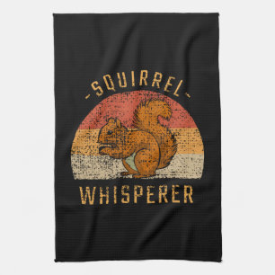 Squirrel - Squirrel Whisperer Tea Towel