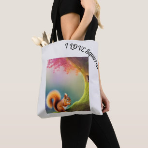 Squirrel Squirrel Wildlife Woodlands sweet urban w Tote Bag