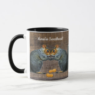 Squirrel Squirrels Peanuts  Mug