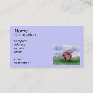 Squirrel Study Business Card