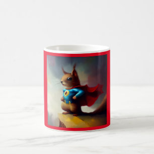 Squirrel Superhero Coffee Mug