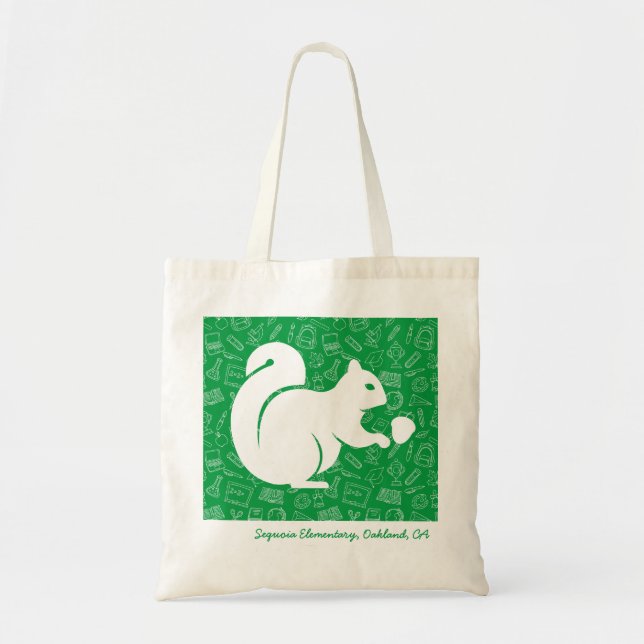 Squirrel Supplies Tote Bag (Front)