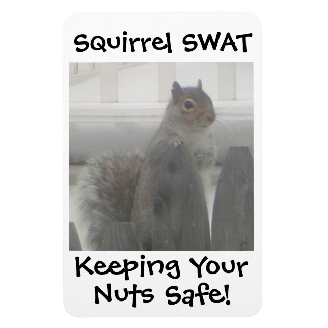 Squirrel SWAT Magnet (Vertical)