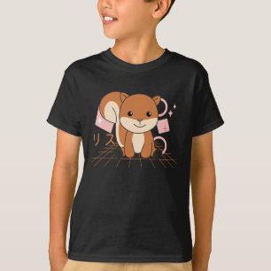 Squirrel Sweet Japanese Animals Japan Kawaii T-Shirt
