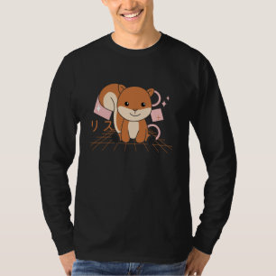 Squirrel Sweet Japanese Animals Japan Kawaii T-Shirt