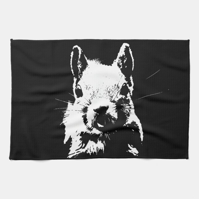 Squirrel Tea Towel (Horizontal)