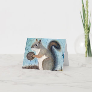 Squirrel Thank You Card