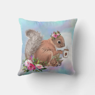 Squirrel Throw Pillow