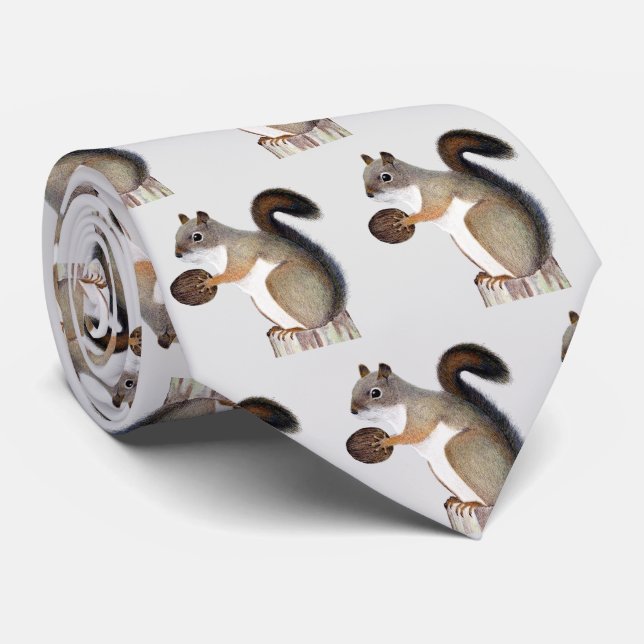 Squirrel Tie (Rolled)