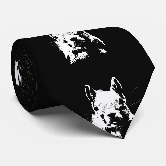 Squirrel Tie (Rolled)