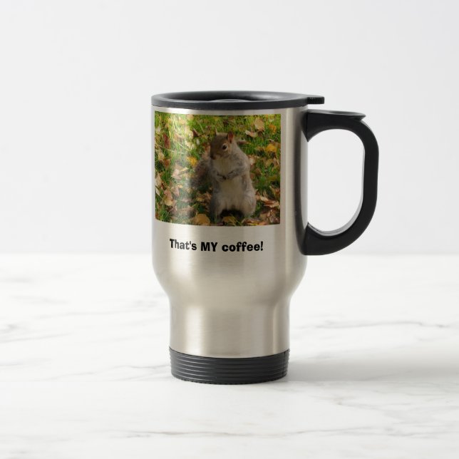 Squirrel Travel Coffee Travel Mug (Right)