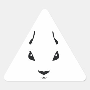 squirrel triangle sticker
