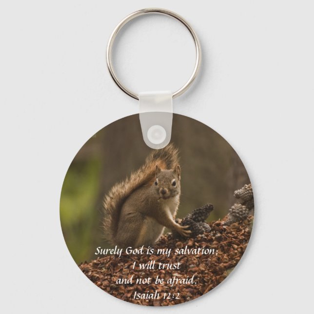 Squirrel - Trust Key Ring (Front)