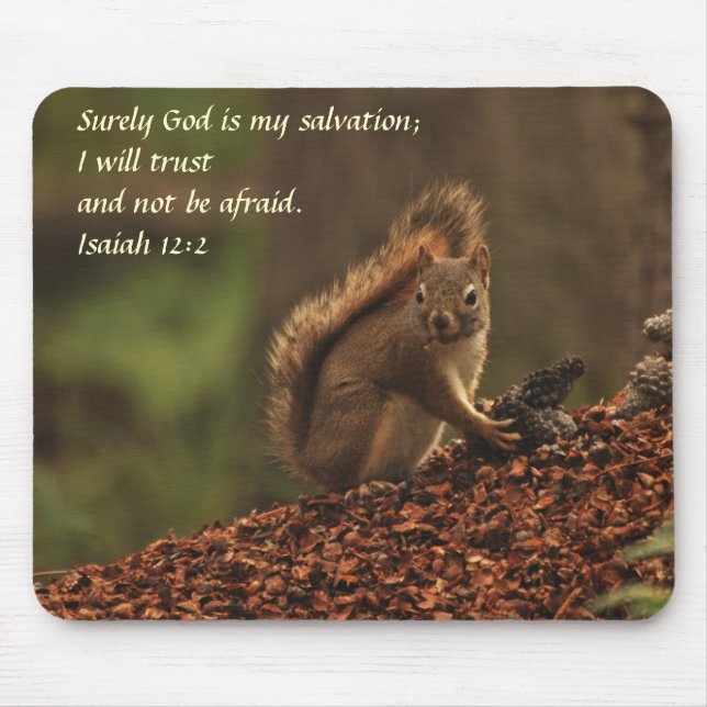 Squirrel - Trust Mouse Mat (Front)