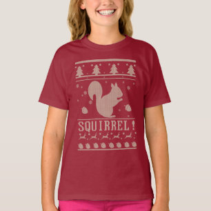Squirrel Ugly Christmas T-Shirt