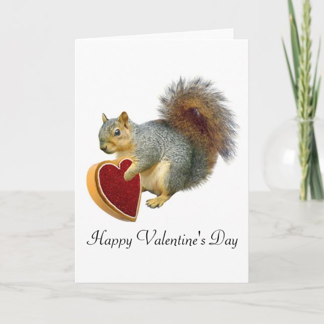 Squirrel Valentine Card (Front)