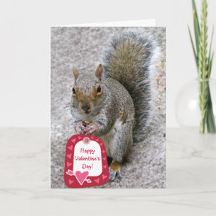 Squirrel Valentine's Card